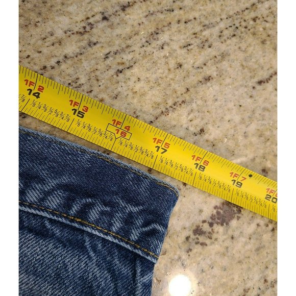 Levi’s 505 Vtg Jeans 35x34 Regular Fit Straight Leg Distressed High Rise Canada - Picture 10 of 12